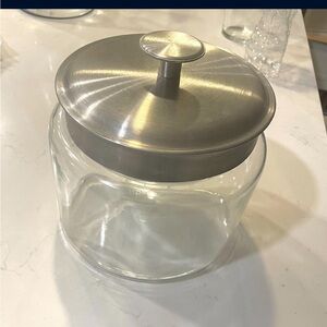 Glass Jar with Fresh Sealed Lid